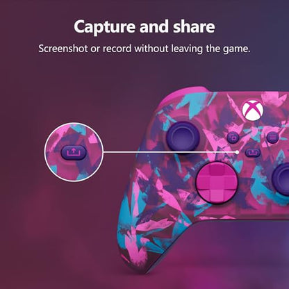 Xbox Wireless Gaming Controller | Heart Breaker Special Edition | Consoles, PCs, TVs, mobile, and more | Textured Grip | Wireless, Bluetooth, USB-C Connectivity - style: Heart Breaker