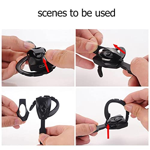 Bluetooth Headset, Single Ear Unique Shape Ultralight Rechargeable Cell Phone Headset for Home Work Office Trucker