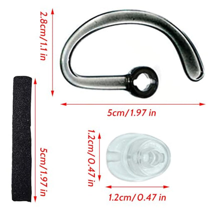 CS540 Eartips Set, Ear Hook Loops, Comfortable Ear Tips Foam Spare Ear Gels Secure Fit for Plantronics CS540 Savi W440 W740 W745 WH500 Headset 9pcs in a Box (Small) - size: Small