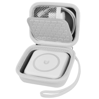 Hard Case for UCOMX/Hicober 3-in-1 Charger, Box Only | Hard shell case for UCOMX, Hicober, Iseyyox, LISEN and RTOPS 3-in-1 charger users, with divider and mesh pocket - color: White