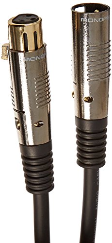 Monoprice XLR Cables Bundle - Gold Plated Pro Audio Cables - size: 10ft, style: Premier Series + Cable - 6 Feet