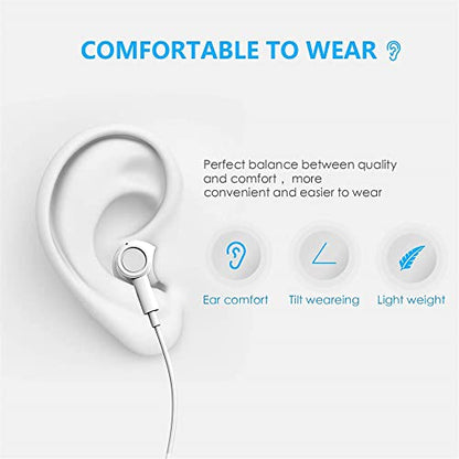 2 Pack-USB C Headphones for iPhone 17/16/15 Earbuds USB C Wired Earphones | with Mic & Remote Control Noise Cancelling for iPhone 15, iPad Pro, Galaxy S23/S22/S21/S20/Ultra Note 10/20, Pixel 7/6/6a/5/4