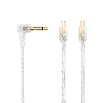 SOUNDLINK 2Pin Earphone Cable Wire for in-Ear Monitor Fits for 1964 w4r um3x es3 es5 - Silver - color: Silver