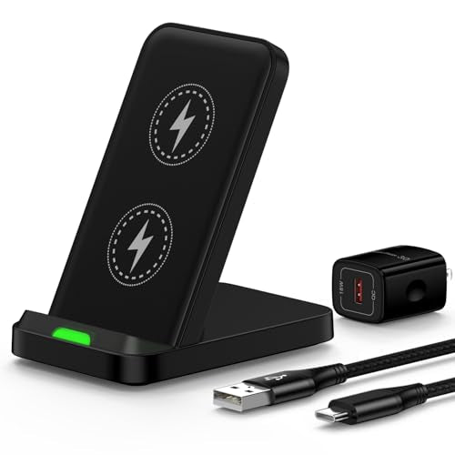 Pixel 10a 10 Pro XL 10 ProFold, Wireless Charger for Google Pixel 10a/10/10 Pro / 10 ProXL / 9a/ 9/9Pro/ 9ProXL/ 9Pro Fold/ 8a/ 8/ 8Pro/ 7/ 7Pro/ 6/ 6Pro,Wireless Charging Station Charger Stand Dock