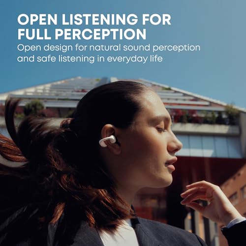 beyerdynamic Amiron Zero Ultra Open Ear Headphones, Comfortable, Clip-On Earbuds, Wireless Bluetooth Over Ear Earbuds w Mic. Running, Workout, Sport, Water Resistant, 20 Hours Playtime. Black - color: Black