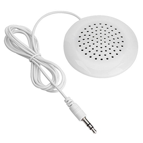 Mini Speaker, Portable 3.5mm Plug Stereo Pillow Speaker Laptop Speakers Wired for MP3 MP4 Player Mobile Phone