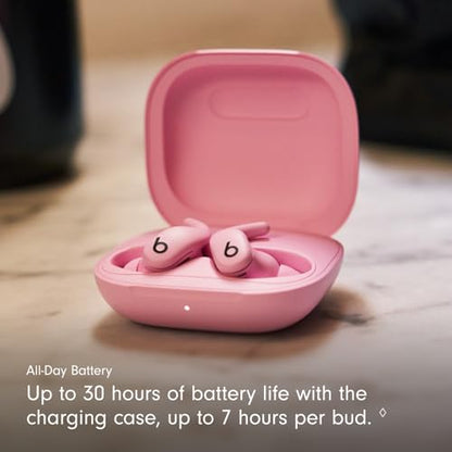Beats - Powerbeats Fit - Wireless Noise-Cancelling Workout Earbuds with Ultimate Secure Fit with AppleCare+ (2 Years) - Jet Black - color: Jet Black, style: with AppleCare+