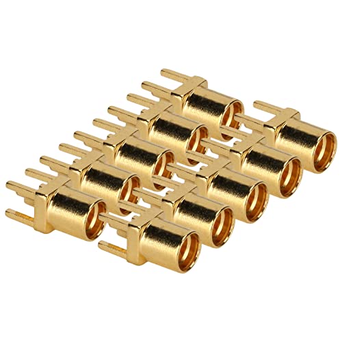 10PCS MMCX Female Connectors 4 Pin Solder Type for PCB Antenna Earphone Repair