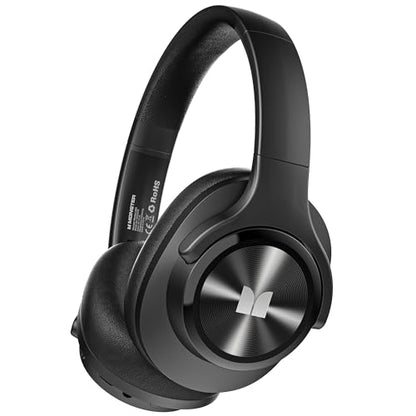 Monster Mission 450 Bluetooth Headphones, 60H Playtime,Deep Bass for Home Office Cellphone PC Ect, Wireless Headphones with 3 EQ Modes, (Black)