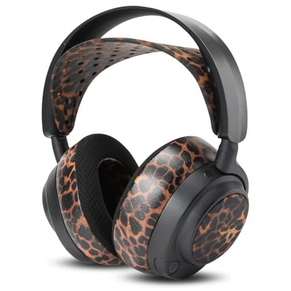 WC Side Plates for Arctis Nova Pro Wireless, Pro Wired & Nova Elite | Made by Wicked Cushions | Also fits Nova Pro Omni, 7, 7X & 7P | Leopard - color: Leopard