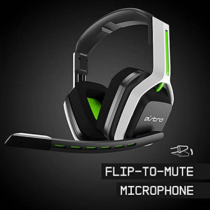 ASTRO Gaming Logitech G A20 Gen 2 Wireless Headset Xbox - White/Green | Compatible with Series X | S, One - style: Xbox Series X|S, PC/Mac