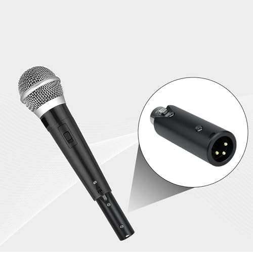 Professional +35dB in Line Microphone Preamp Booster for Dynamic Mics, Ultra Low Noise 48V Amplifier for Streaming & Vocal Recording