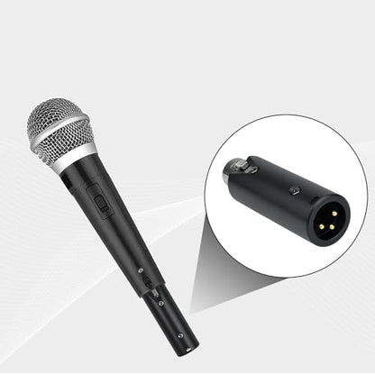 Professional +35dB in Line Microphone Preamp Booster for Dynamic Mics, Ultra Low Noise 48V Amplifier for Streaming & Vocal Recording