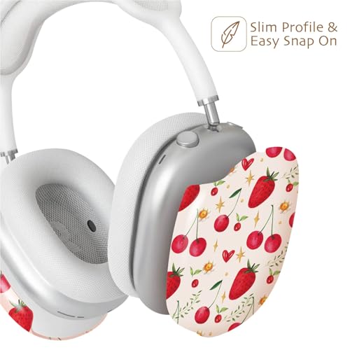 iBenzer Protective Case for AirPods Max Headphones, Ear Cups Cover for Apple AirPods Max (2024 USB-C / 2020 Lightning), Cherry Berry, AP-MAX-72 - color: Cherry Berry