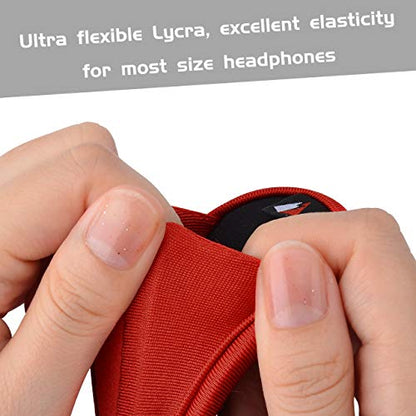 Universal Replacement Headband Cushion Pad Cover Protector Compatible with ATH M50X, QC 35i/35ii, QC25, Solo 2/Solo 3, Studio 2/3 Headphones (Red) - color: Red