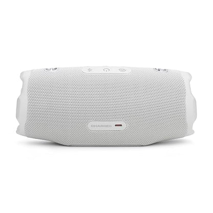 JBL Charge 6 Portable Bluetooth Speaker, Waterproof, Drop-Proof - White | Long Battery Life Up To 28 Hours, Quick Charging, Built-In Powerbank, Weatherproof For Outdoor, Poolside, And Shower Use - color: White