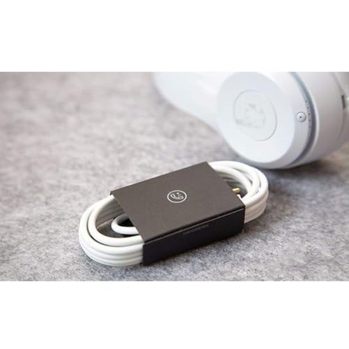 Replacement Audio Cable Cord Wire with in-line Microphone and Control Compatible with Beats Headphones Solo, Studio, Pro, Detox, Wireless, Mixr, Executive Headphones (White) - color: White