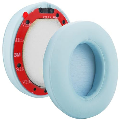 Studio 3 Ear Pads Cushions Replacement Earpads for Beats Studio 2 & Studio 3 Wired & Wireless Headphones, Ear Cushions Memory Foam Earpads with Soft Protein Leathe-Crystal Blue - color: Crystal Blue