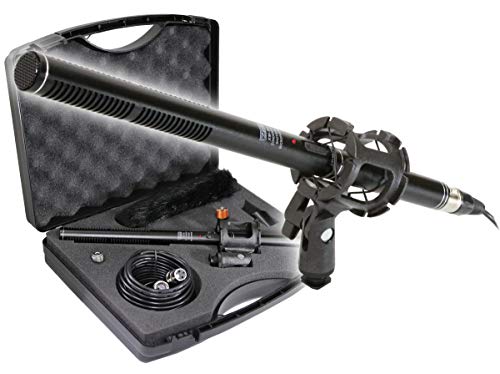 VidPro XM-88 Professional Video & Broadcast Shotgun Microphone Kit, 13-Piece, XLR, Aluminum Alloy, for Recording, Live Streaming, Music, Speaking, Interviews - style: XM-88