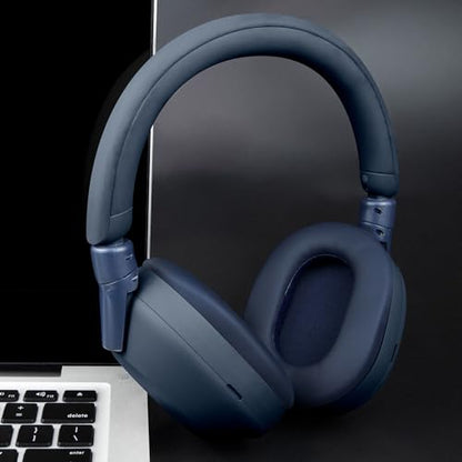 SOULWIT Hinge for Sony WH-1000XM5 - Midnight Blue | Protective Connectors for WH1000XM5(XM5) Headband Side Cover Slider to Fix and Prevent Breakage - color: Midnight Blue