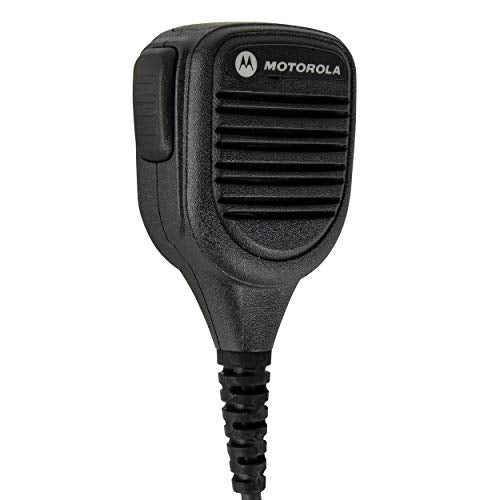 Motorola PMMN4050A Large Remote Speaker Microphone with Noise-Cancelling Feature (Black) - color: PMMN4050A