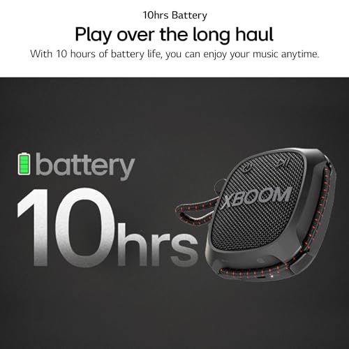 LG XG2T XBOOM Go Wireless Speaker with Powerful Sound and up to 10 HRS of Battery