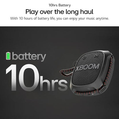 LG XG2T XBOOM Go Wireless Speaker with Powerful Sound and up to 10 HRS of Battery