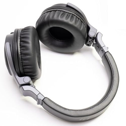 Soft Protein Leather Ear Pads for Pioneer HDJ CUE1 Cue One, HDJ500 DJ Headphone (Black) - color: Black