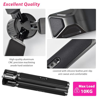 Aluminum Heavy Duty Mini Tripod, Desktop Tabletop Stand Tripod for DSLRs Gimbals, Zhiyun Weebill/Crane/Lab, DJI Ronin S/SC/RS/RSC Series, Osmo Mobile, Gimbal Handle Grip Stabilizer