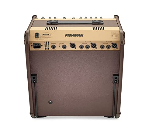 Fishman Loudbox Performer 180-Watt Acoustic Guitar Combo Amplifier Bundle with Gearlux XLR Cable, Instrument Cable, and Austin Bazaar Polishing Cloth - size: Performer 180W