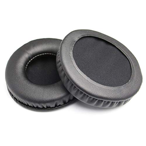 Uonlytech Headphone Ear Cushions Round Headset Ear Pads Earmuffs Replacement for Headset Headphone 80mm Black