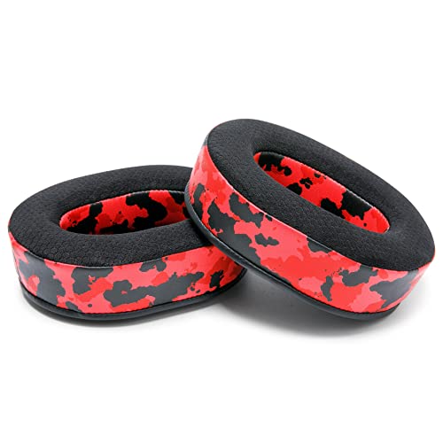 WC Freeze Blackshark V2 Pro - Gel Earpads for Blackshark V2 (2020-2022) - color: Red Camo