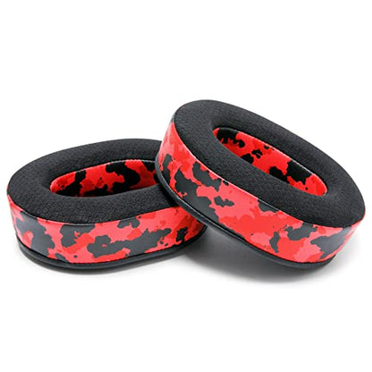 WC Freeze Blackshark V2 Pro - Gel Earpads for Blackshark V2 (2020-2022) - color: Red Camo
