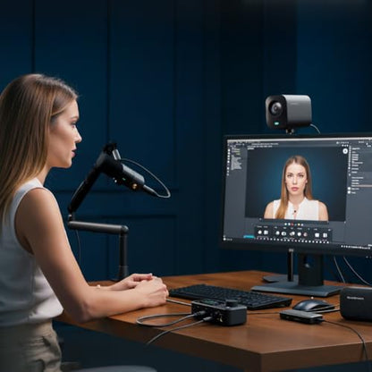 NearStream PodKit Solo Podcast Equipment Bundle | 1 Podcast Microphone, 1 Audio Interface, 1 Mic Boom Arm, 2 XLR Microphone Cable, for Podcast/Livestream/Sound Creation - style: PodKit Solo