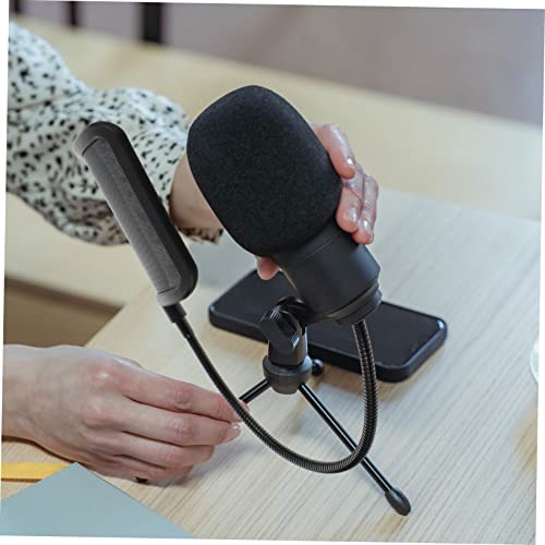 Microphone Filter Shield Sturdy Metal Mesh Windscreen Easy Install Pop Filter for Mic Podcast Accessory