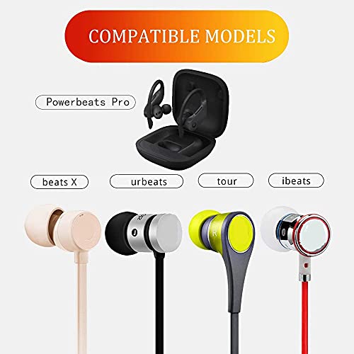 8pcs Eartips Earbuds Eargels Replacement for Beats Powerbeats Pro, BeatsX, Urbeats, Flex Wireless Earphones(Yellow) - color: Yellow