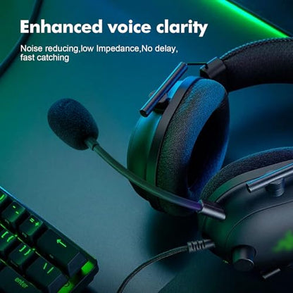 Mic Replacement Fits for Razer BlackShark V2 Pro 2023 Wireless Gaming Headsets, Noise Cancelling 3.5mm Jack Boom BlackShark PC Game Sound Microphone - size: V2 Pro-Gen 2(2023 Edition)