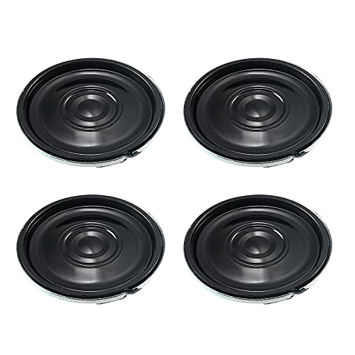 uxcell 0.5W 16 Ohm Micro Internal Speaker Magnet Loudspeaker 28mm Dia 4pcs