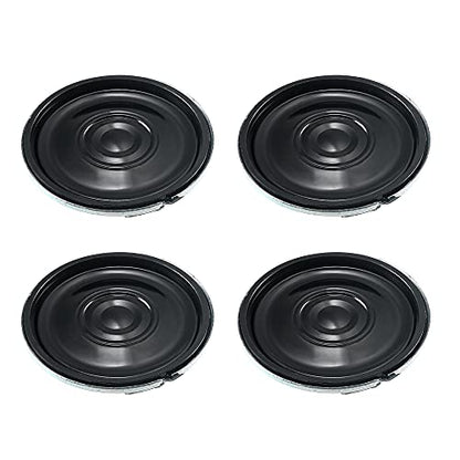 uxcell 0.5W 16 Ohm Micro Internal Speaker Magnet Loudspeaker 28mm Dia 4pcs