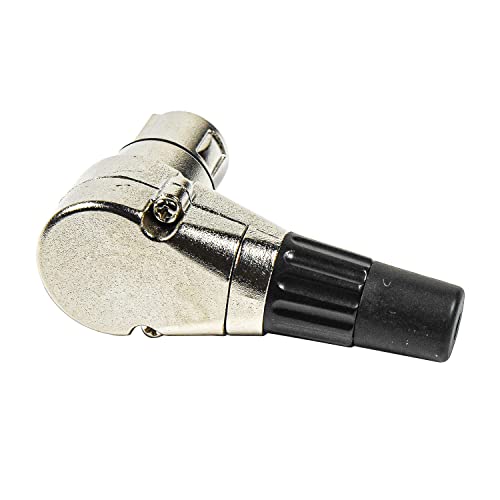 HQRP 2-Pack 3-Pin XLR Adjustable Right Angle Female Connector with 7 Different Position, Compatible with Pro Audio DJ Band XLR Plug Jack Right Angle 3 Pin Mic Microphone Speaker Audio Cable Connector - style: Female