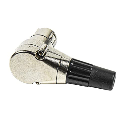 HQRP 2-Pack 3-Pin XLR Adjustable Right Angle Female Connector with 7 Different Position, Compatible with Pro Audio DJ Band XLR Plug Jack Right Angle 3 Pin Mic Microphone Speaker Audio Cable Connector - style: Female