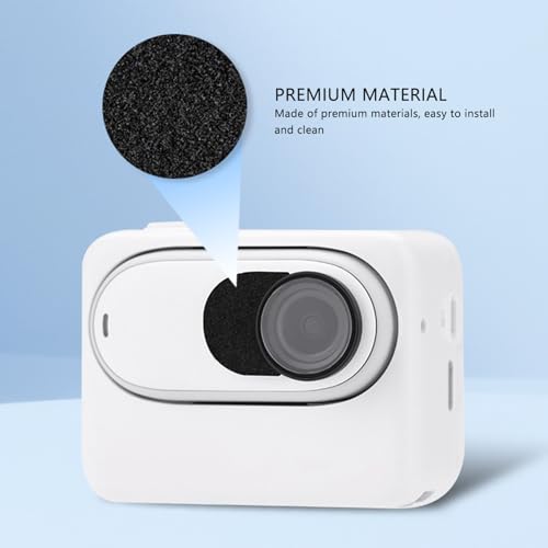 6PCS Action Camera Mic Wind Muff, Sponge Noise Reduction Portable Mic Windscreen with 3 3S Compatibility for High Speed Video Recording