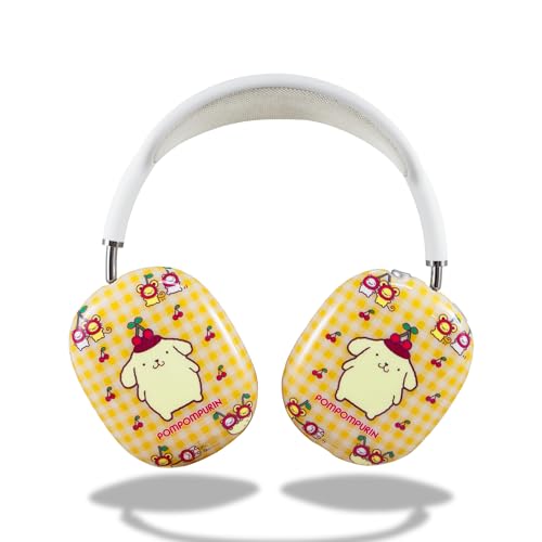 Sonix x Sanrio Protective Case for AirPods Max Headphones - Stylish TPU Hard Shell Ear Cup Covers | Old School Pompompurin - color: Old School Pompompurin