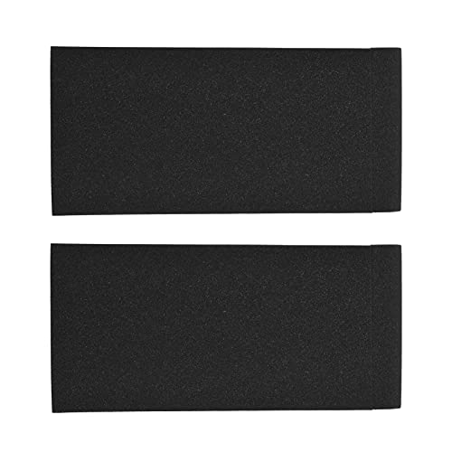 LiebeWH 2 Packs Acoustic Isolation Foam Sloped Design Shockproof High Density Acoustic Isolation Studio Monitor Speaker Pads (27 X 14cm) - size: 27 X 14cm, style: 27 X 14cm