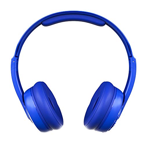 Skullcandy Cassette On-Ear Wireless Headphones, 22 Hr Battery, Microphone, Works with iPhone Android and Bluetooth Devices - Blue - color: Cobalt Blue, style: Cassette