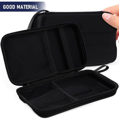 ibasenice Wireless Microphone Storage Case Portable Case Padded Dividers Holder for Wireless Go Ii Accessories