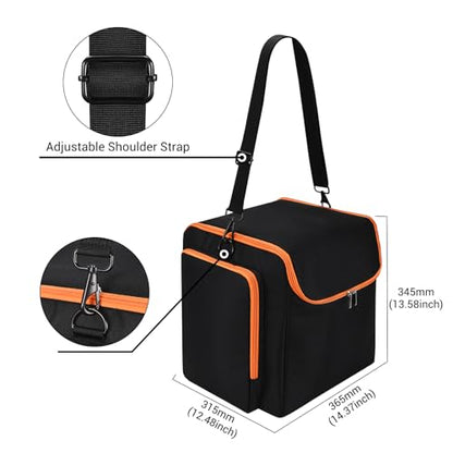 Carrying Case for JBL PartyBox Encore Essential, Travel Bag with Strap | Protective travel bag for JBL PartyBox Encore Essential. Padded polyester, pockets for mics & accessories. shoulder strap.