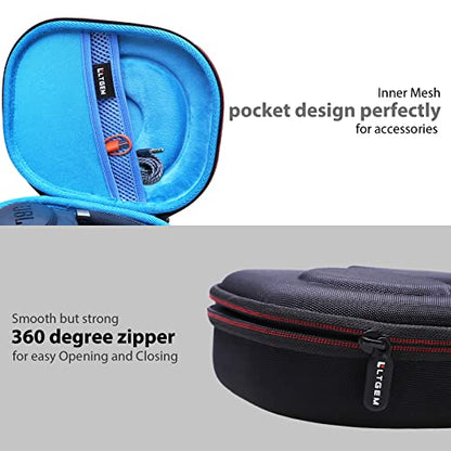 Case for JBL Tune 770NC/510BT/720BT/520BT/670NC/520C Headphones Light Blue | Hard Carrying Travel Case for JBL Live 770NC/670NC/680NC/780NC Headphones - color: Light Blue