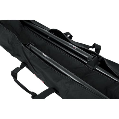 Gator Cases Speaker Stand Carry Bag with Dual Compartment and 58" Interior, Holds (2) Stands (GPA-SPKSTDBG-58DLX) - size: 58" Long - Dual Compartment