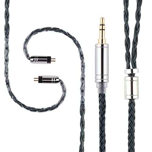 Linsoul Tripowin Zonie IEM Cable (2pin 0.78mm, 3.5mm)(Moss) + LC02 in Ear Monitor Case